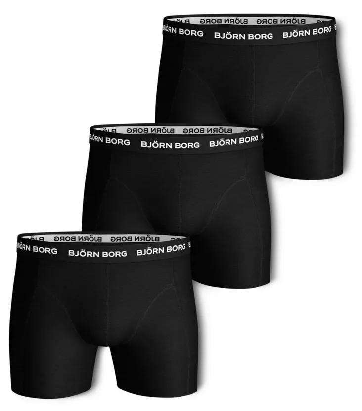 Björn Borg Cotton Strech Boxer 3-pack - Bokserit - 9999-1024 - 1