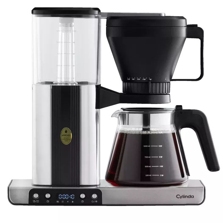 CYLINDA KAB-1SS KAHVINKEITIN HOPEA - Kahvinkeittimet - 7392186336114 - 1