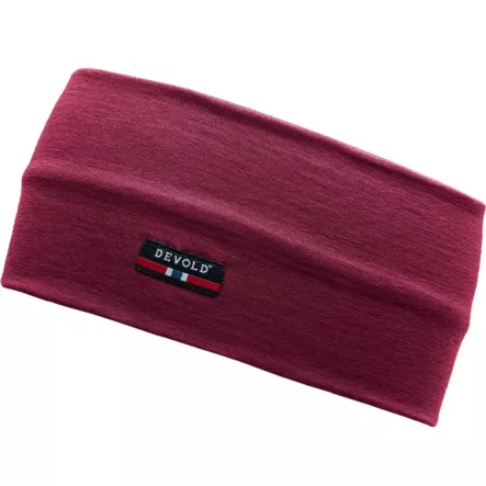 Devold Merino 150 headband beetroot - Vapaa-ajan päähineet - 7028567479995 - 1