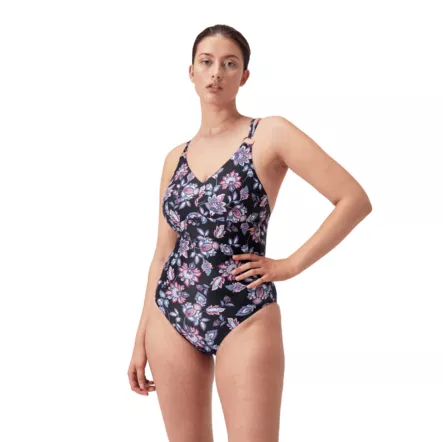 Speedo Shaping Printed Strappy 1 Piece - Naisten uima-asut - 004748175 - 1