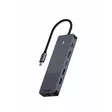 RAPOO UCM-2002 6-IN-1 USB-C -TELAKKA - Kaapelit ja adapterit - 6940056114105 - 3