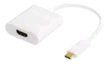 DELTACO USB ADAPTER TYPE C TO HDMI SOVITIN - Kaapelit ja adapterit - 7333048013385 - 2