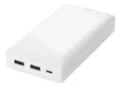 DELTACO 20.000 mAh VARAVIRTALÄHDE VALKOINEN - Kaapelit ja laturit - 7333048044235 - 3