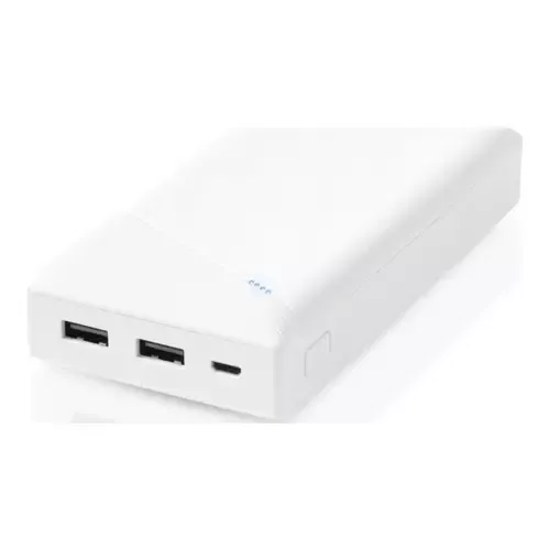 DELTACO 20.000 mAh VARAVIRTALÄHDE VALKOINEN - Kaapelit ja laturit - 7333048044235 - 1