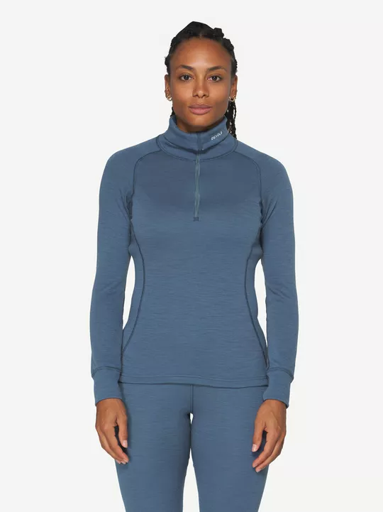 Devold Duo Active Merino 205 Zip Neck W - Naisten väli- ja alusasut - 237244_445 - 1
