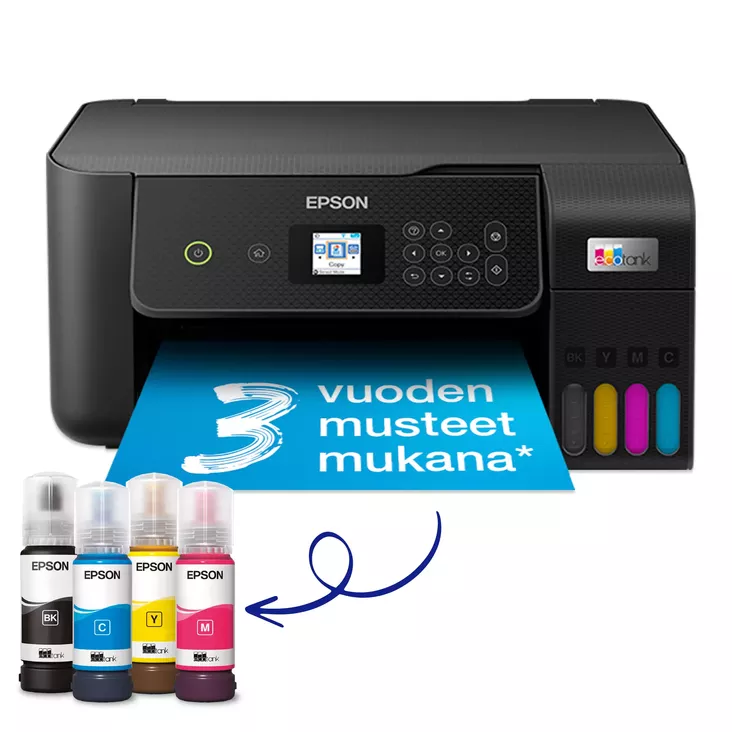 EPSON ECOTANK ET-2820 MONITOIMITULOSTIN - Mustesuihku - 8715946684055 - 1