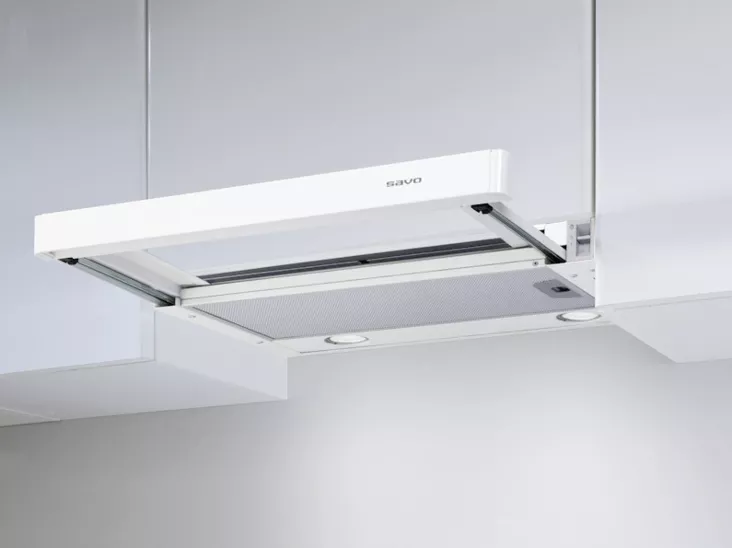 Savo P-2405-W Liesituuletin 50cm - Kaapiston alle asennettava liesituuletin - 7612985632355 - 1
