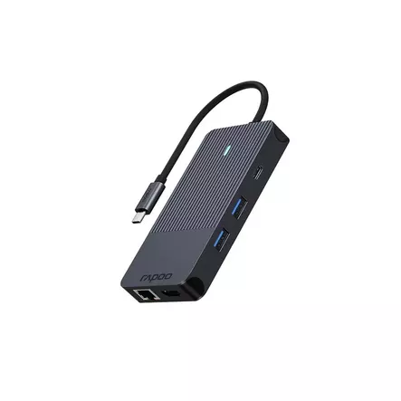 RAPOO UCM-2005 10-IN-1 USB-C TELAKKA - Kaapelit ja adapterit - 6940056114136 - 2