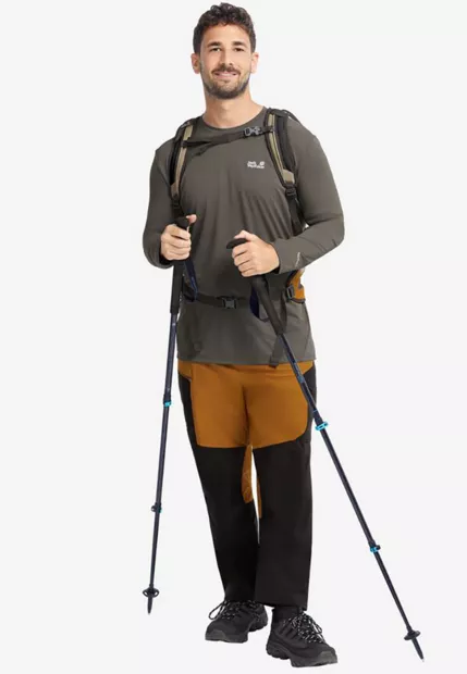 Jack Wolfskin Prelight Suncool Ls M - Miesten treenipaidat - A65836 - 2