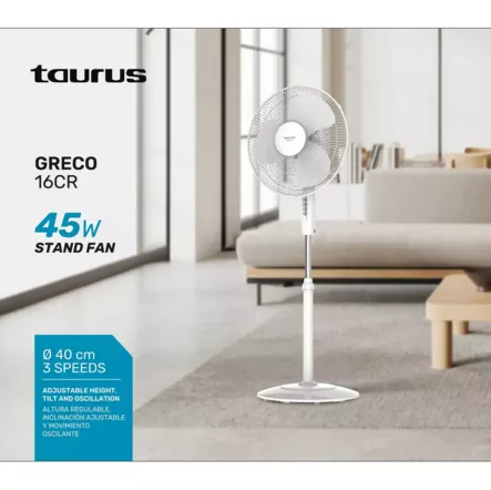 Taurus Lattiatuuletin 40cm - Tuulettimet - 8414234446886 - 2