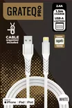 GRATEQ PRO USB-A - MFI LIGHTNING KAAPELI 1.5M - Kaapelit ja laturit - 6438327860306 - 1