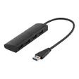 DELTACO USB 3.1 GEN1-HUBI - Kaapelit ja adapterit - 7340004695936 - 2