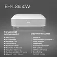 EPSON EHLS650W ÄLYLASERPROJEKTORI VALKOINEN - Projektorit - 8715946718446 - 5