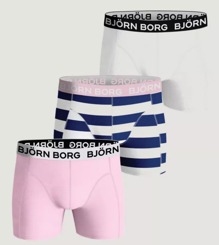 Björn Borg Boxer 3-pack Pink - Bokserit - 10000886 - 1