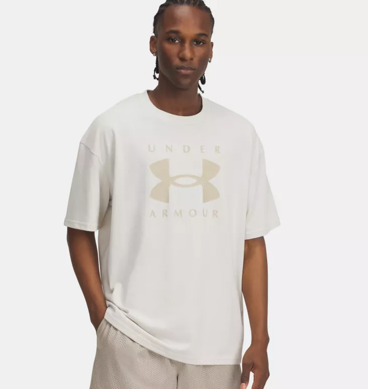 Under Armour M HW Branded SS - Miesten T-paidat - 1389146 - 1