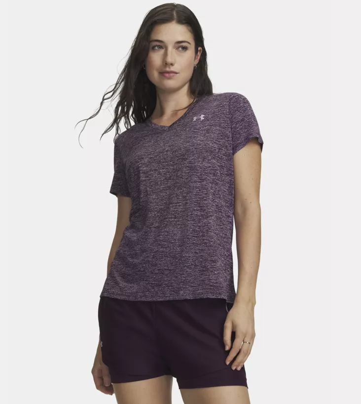 Under Armour Tech SSV Twist - Naisten treenipaidat - 1384227_526 - 1