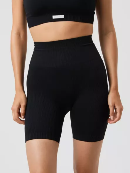 Björn Borg studio seamless ribbed shorts - Naisten shortsit, caprit ja hameet - 10003817 - 1
