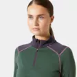 Helly Hansen W lifa merino midw 1/2 zip - Naisten väli- ja alusasut - 49377 - 2