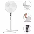 Clatronic VL3603S Lattiatuuletin - Tuulettimet - 4006160637007 - 3