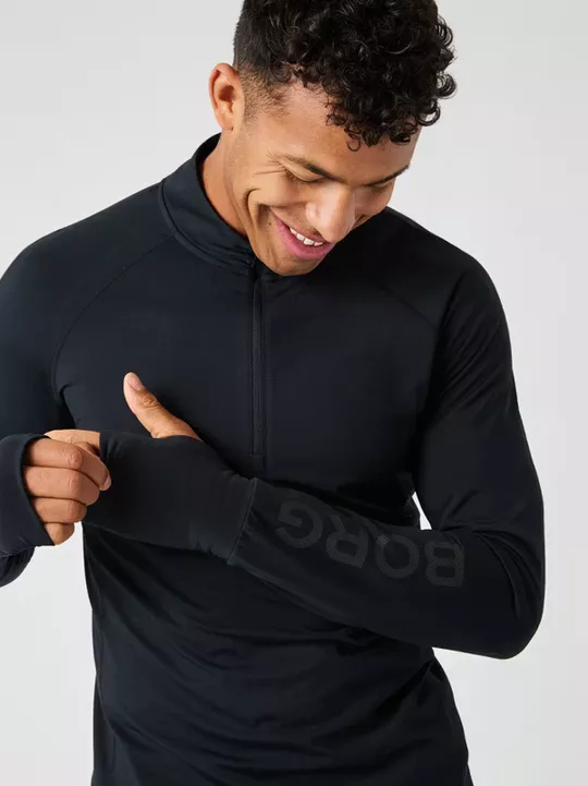 Björn Borg Midlayer Half Zip - Miesten treenipaidat - 10004837 - 1