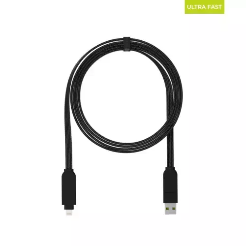 ROLLING SQUARE INCHARGE X MAX 100W USB-C/LIGHTNING/M.USB 1,5M MUSTA - Kaapelit ja laturit - 7640170468557 - 1