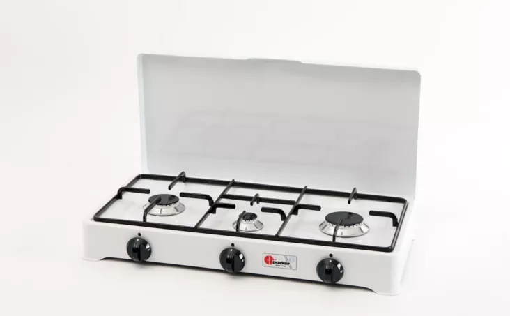 Parker Kaasuliesitaso 3-liekkinen - Mökkisähkö kaasujääkaapit ja kaasutasot - 8052780600477 - 1