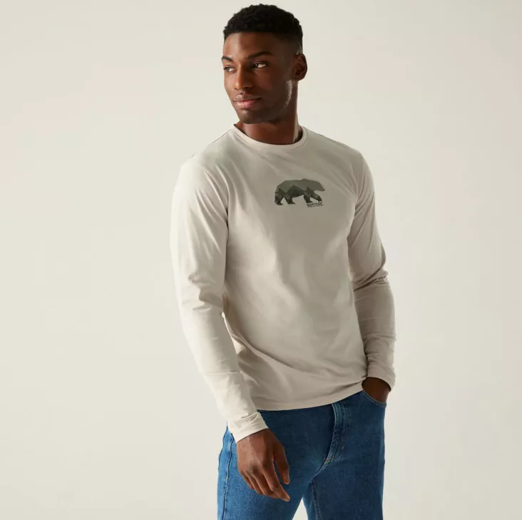 Regatta Maylow Pitkähihainen T-paita - Miesten T-paidat - RMT297 - 1