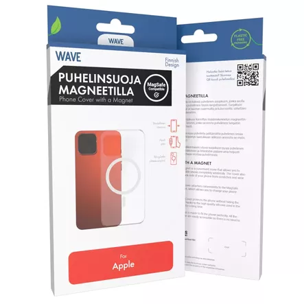 WAVE MAGSAFE PUHELINSUOJA APPLE IPHONE 16 PLUS KIRKAS - Suojakuoret, laukut ja kotelot - 6418312174588 - 2
