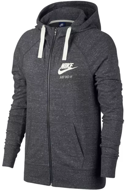 Nike W Gym Vintage Hoodie Grey - Naisten paidat - 887228885288 - 1