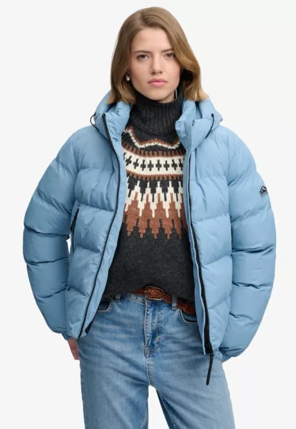 Superdry Hooded Sports Puffer Jacket - Naisten toppatakit - W5011996A_QS8 - 2