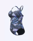 Speedo Shaping Printed V Neck 1 Piece W - Naisten uima-asut - 18688 - 4