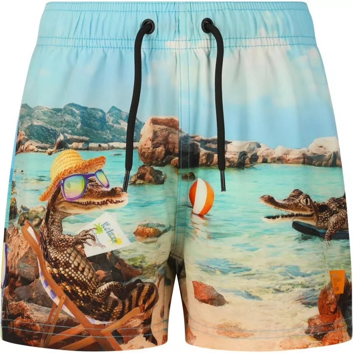 Zigzag Sealife boardshorts Crocodile - Lasten shortsit - Z261018 - 1