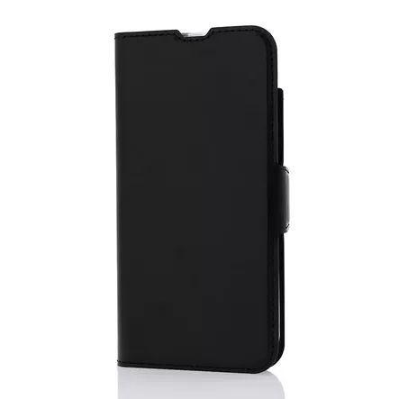 WAVE BOOKCASE IPHONE 16e MUSTA - Suojakuoret, laukut ja kotelot - 6418312175899 - 2