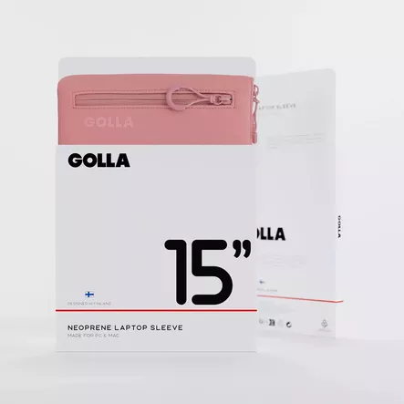 GOLLA METRO NEOPRENE 15" DIRTY PINKKI SUOJAKOTELO - Tablettien tarvikkeet - 7319926016679 - 2