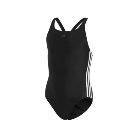 Adidas Fit Swimsuit 3S Y Black - Lasten Uima-asut ja uimahousut - DQ3319 - 1