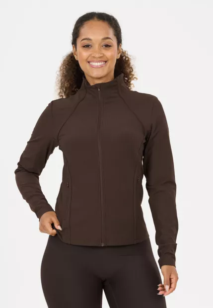 Athlecia Thrine W Rib Full Zip - Naisten treenipaidat - EA263449 - 1