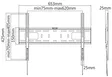 DELTACO ARM-1151 NÄYTÖN SEINÄKIINNIKE 37-70" - TV-Telineet - 7333048042859 - 5