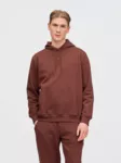 Twentyfour & Art Hoodie U Brown - Miesten paidat - 3000069 - 1