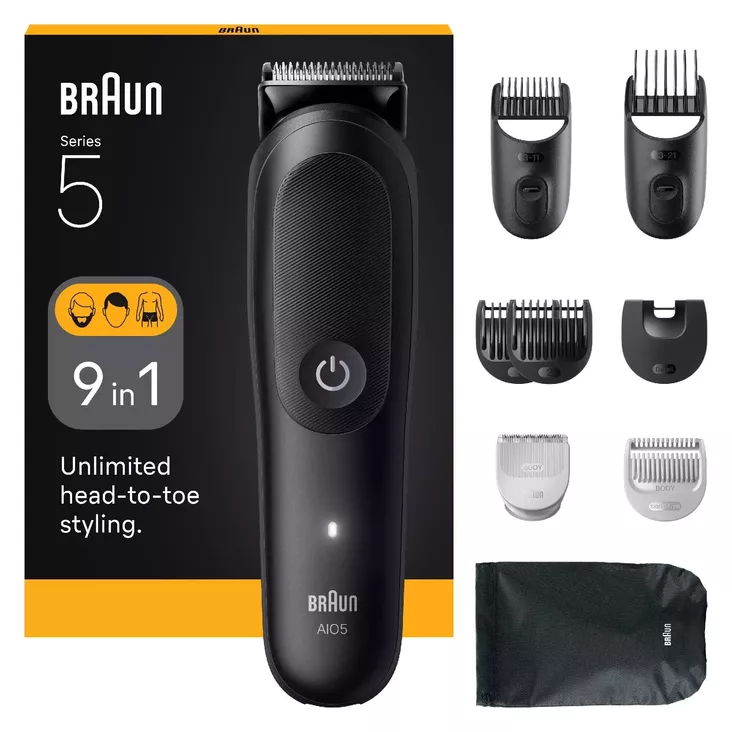 BRAUN AIO5540 9-IN-1 PARTATRIMMERI - Partatrimmerit - 7500435245029 - 1