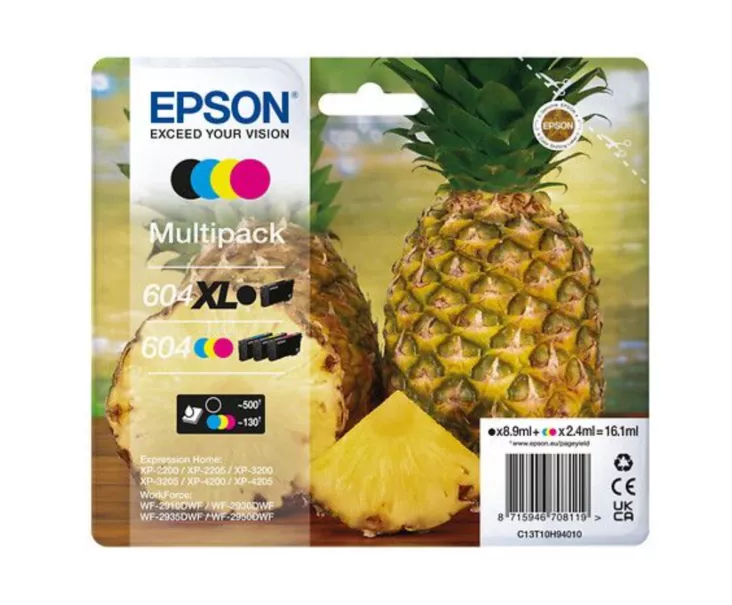 EPSON PINEAPPLE MULTIPACK MUSTEKASETTI - Musteet, paperit ja väripatruunat - 8715946708119 - 1