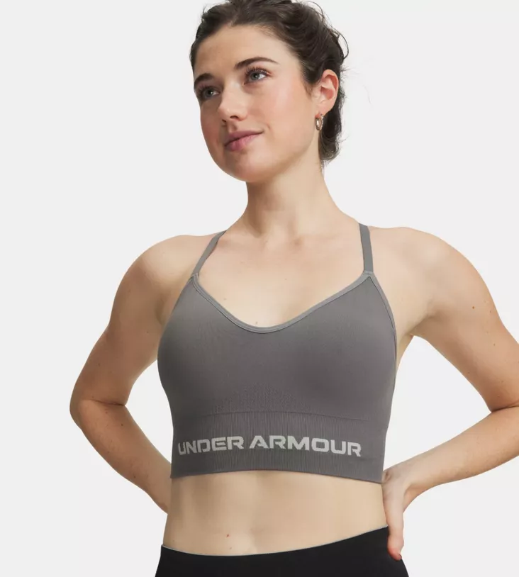 Under Armour Vanish Seamless Low Bra - Naisten urheiluliivit - 1384417_709 - 1