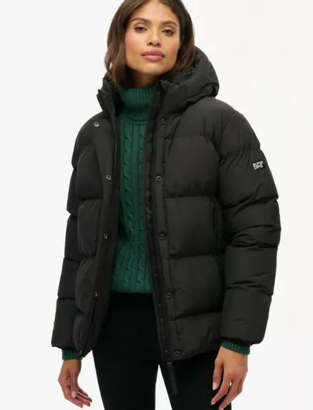 Superdry Hooded 5 Baffle Sports Puffer - Naisten toppatakit - W5012004A - 2