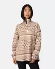 Kari Traa Ruthie midlayer hz - Naisten fleece- ja villapaidat - 623610_MOCHA - 3