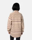 Kari Traa Ruthie midlayer hz - Naisten fleece- ja villapaidat - 623610_MOCHA - 4
