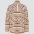 Kari Traa Ruthie midlayer hz - Naisten fleece- ja villapaidat - 623610_MOCHA - 1