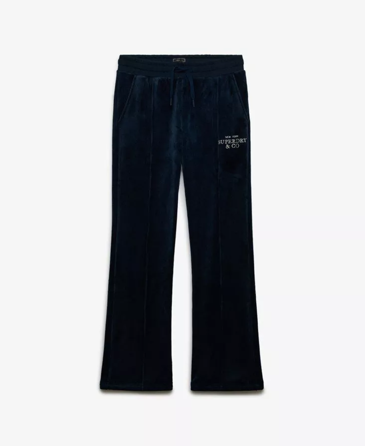 Superdry Drop Needle Velour Jogger - Naisten vapaa-ajan housut - W7011337A - 3