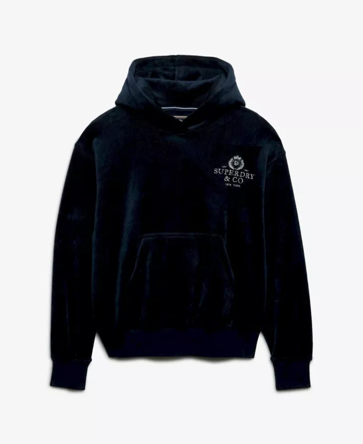 SuperDry Drop Velour Hood - Naisten paidat - W2012718A - 1