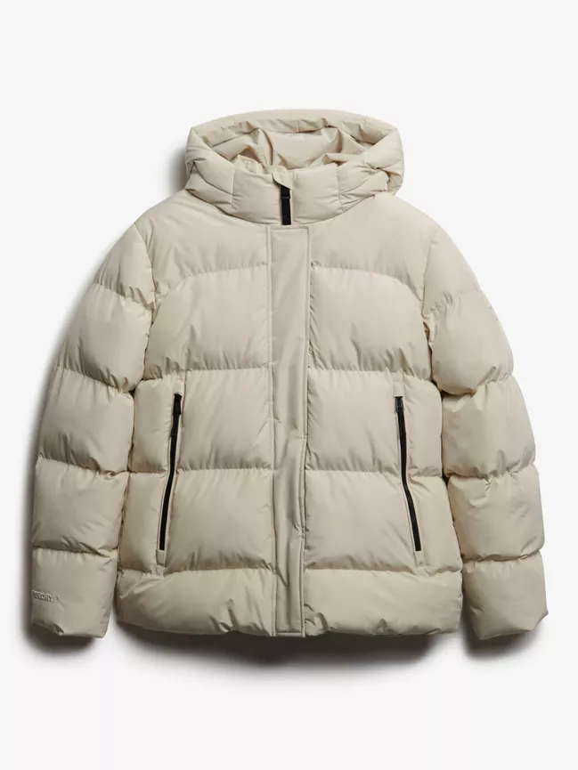 SuperDry Hooded 5 Baffle Sports Puffer - Naisten toppatakit - W5012178A - 1