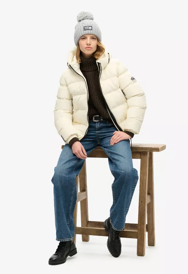 Superdry Hooded Sports Puffer - Naisten toppatakit - W5011721A - 1