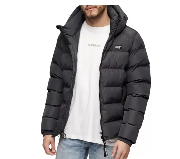 Super Dry Hooded Sports Puffer Jacket - Miesten toppatakit - M5011905A - 1